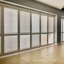 safety and good quality White window shutter door louvers plantation shutters for bay windows